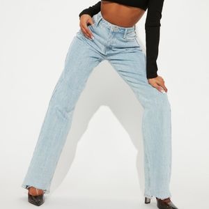 #108 Raw hem boyfriend cut non-stretchJean (5)